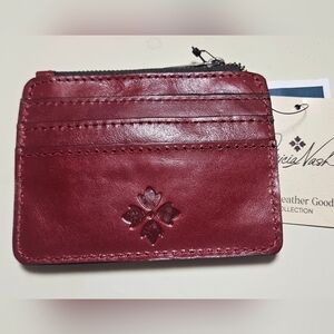 Patricia Nash Vintaged Distress Cassis Wallet